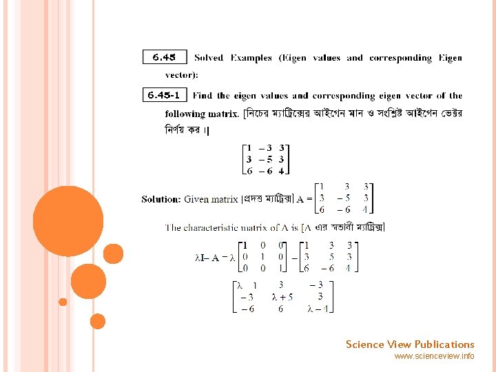 Science View Publications www. scienceview. info 