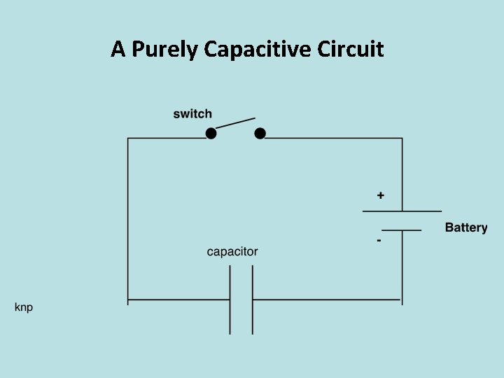 A Purely Capacitive Circuit 