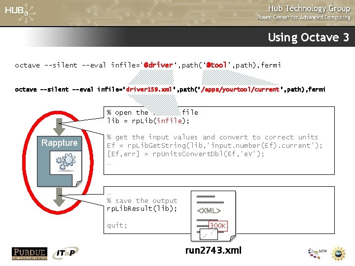 Using Octave 3 octave --silent --eval infile='@driver‘, path(‘@tool’, path), fermi octave --silent --eval infile=‘driver Using Octave 3 octave --silent --eval infile='@driver‘, path(‘@tool’, path), fermi octave --silent --eval infile=‘driver