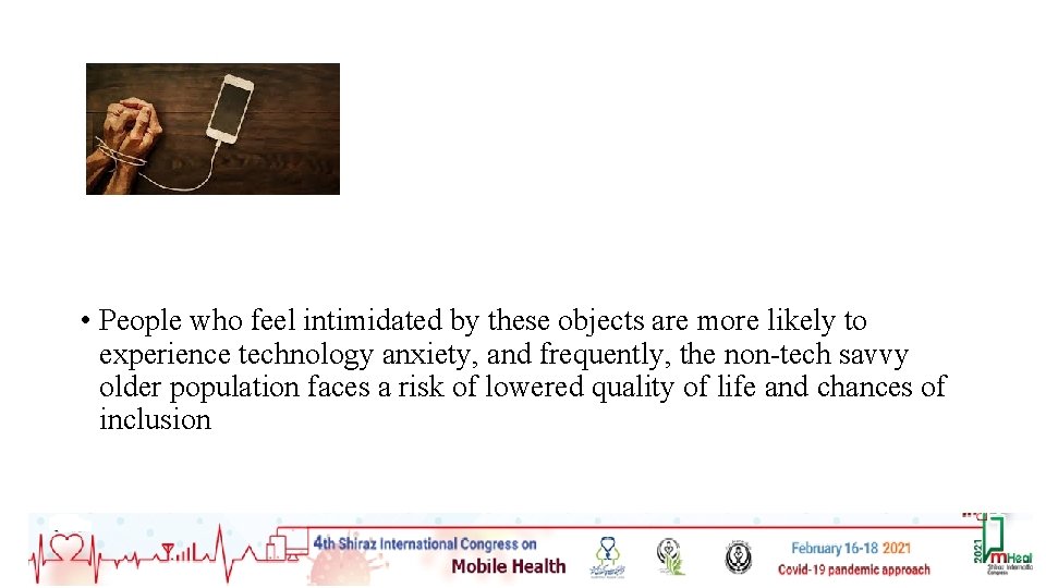  • People who feel intimidated by these objects are more likely to experience