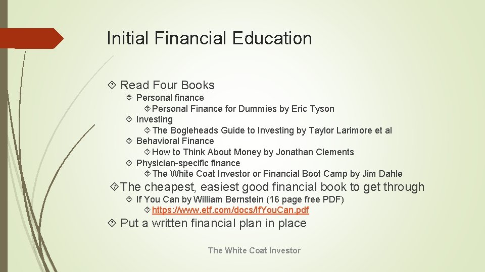 Initial Financial Education Read Four Books Personal finance Personal Finance for Dummies by Eric