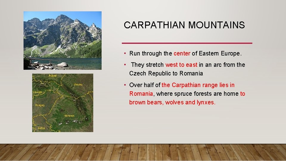 PHYSICAL GEOGRAPHY OF EASTERN EUROPE This Photo by