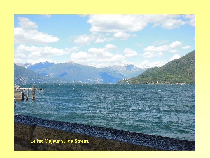 Le lac Majeur vu de Stresa 