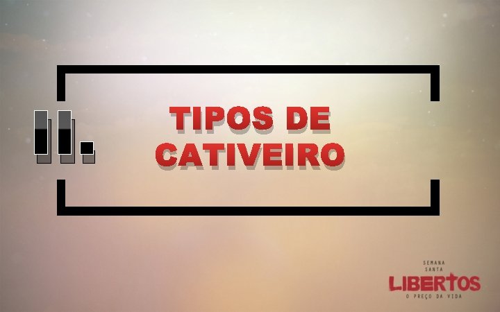 II. TIPOS DE CATIVEIRO 