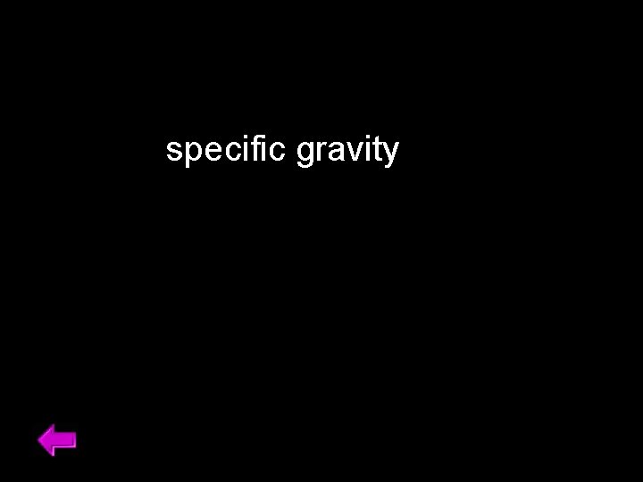 specific gravity 30 