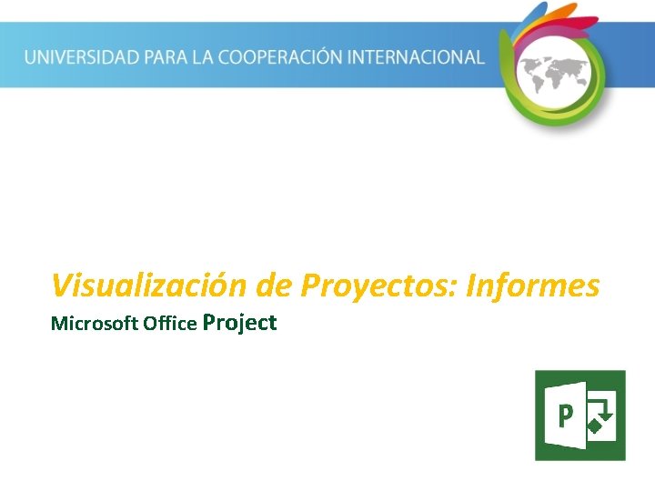 Visualización de Proyectos: Informes Microsoft Office Project 