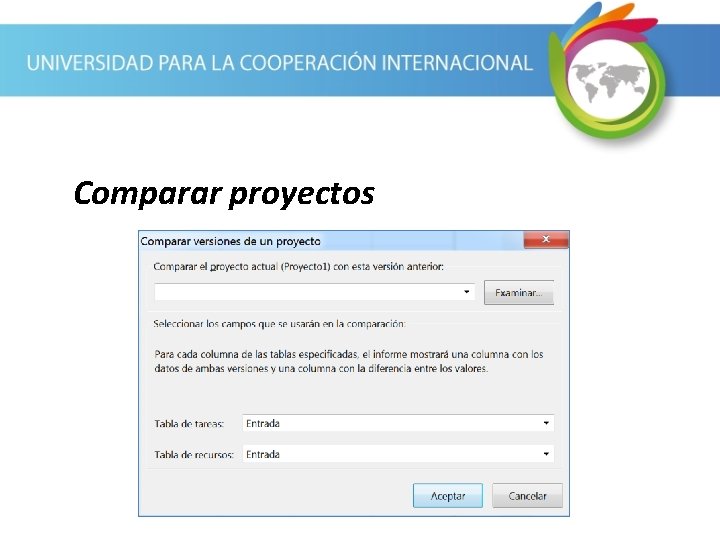 Comparar proyectos 