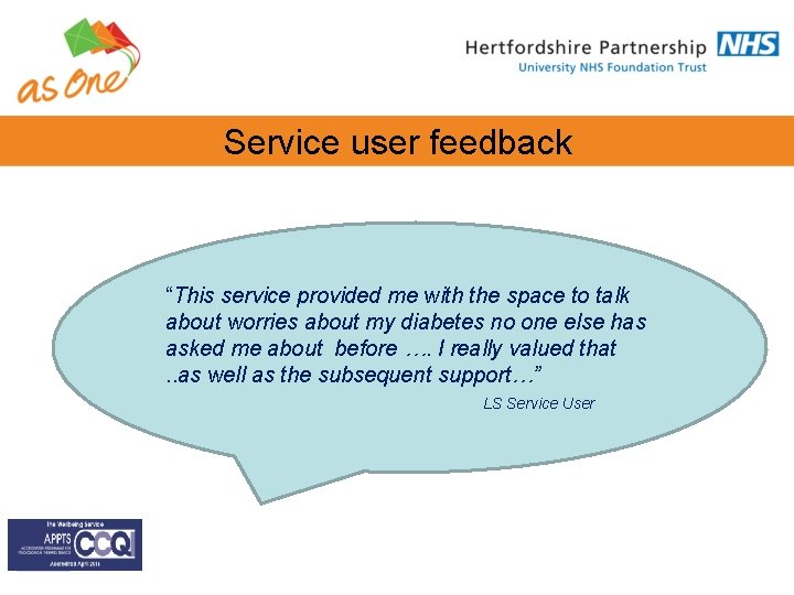 Integrated care for people with diabetes Hertfordshire Wellbeing