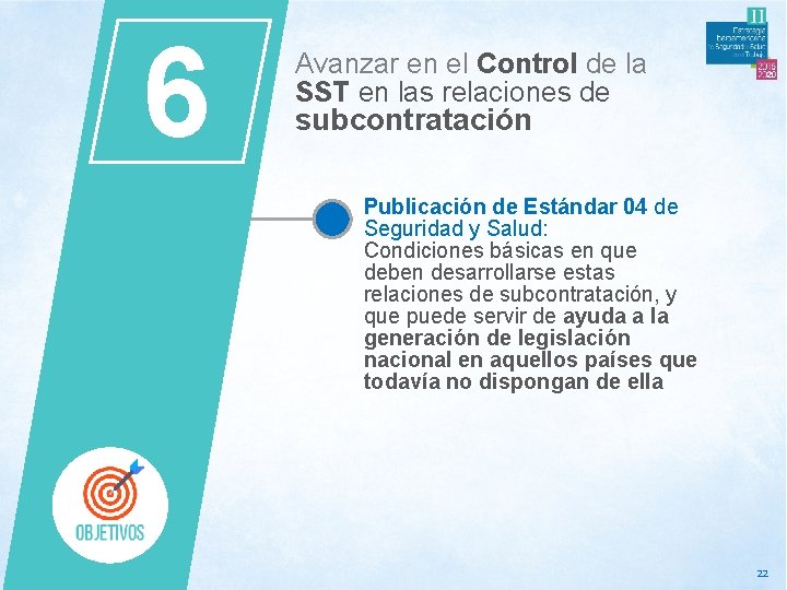 6 Avanzar en el Control de la SST en las relaciones de subcontratación Publicación