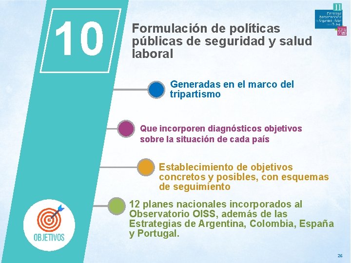 10 Formulación de políticas públicas de seguridad y salud laboral Generadas en el marco