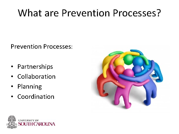 What are Prevention Processes? Prevention Processes: • • Partnerships Collaboration Planning Coordination What are Prevention Processes? Prevention Processes: • • Partnerships Collaboration Planning Coordination