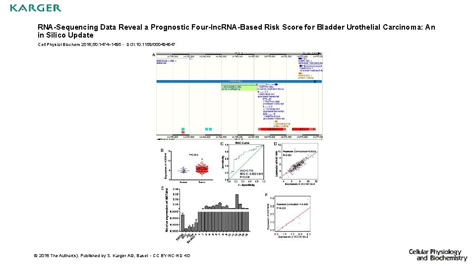 RNA-Sequencing Data Reveal a Prognostic Four-lnc. RNA-Based Risk Score for Bladder Urothelial Carcinoma: An