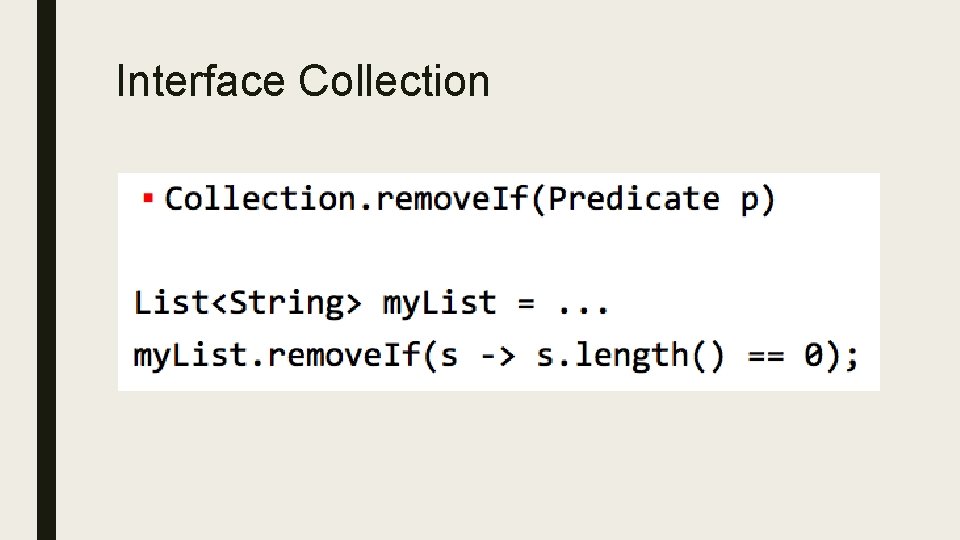 Interface Collection 