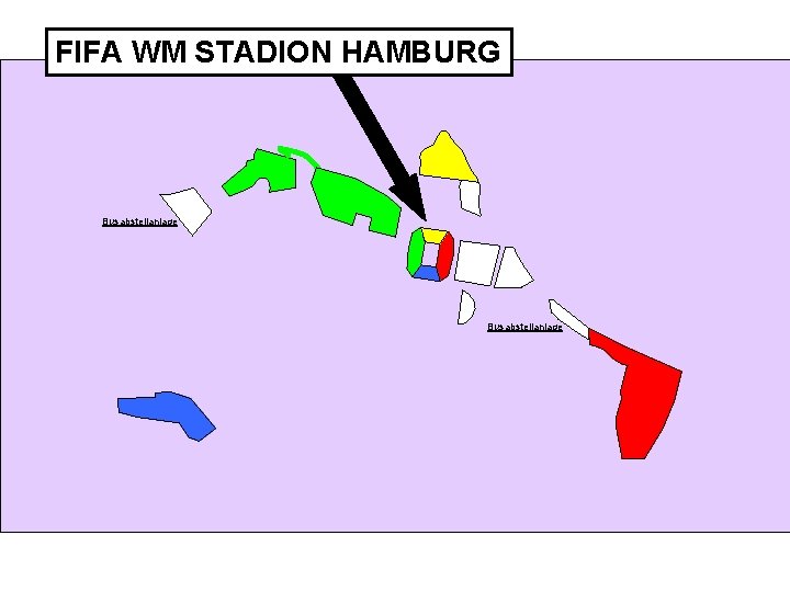 FIFA WM STADION HAMBURG Busabstellanlage 