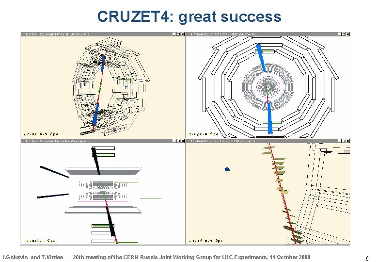 CRUZET 4: great success I. Golutvin and T. Virdee 26 th meeting of the