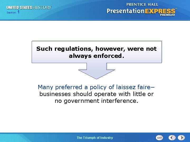 125 Section Chapter Section 1 Such regulations, however, were not always enforced. Many preferred