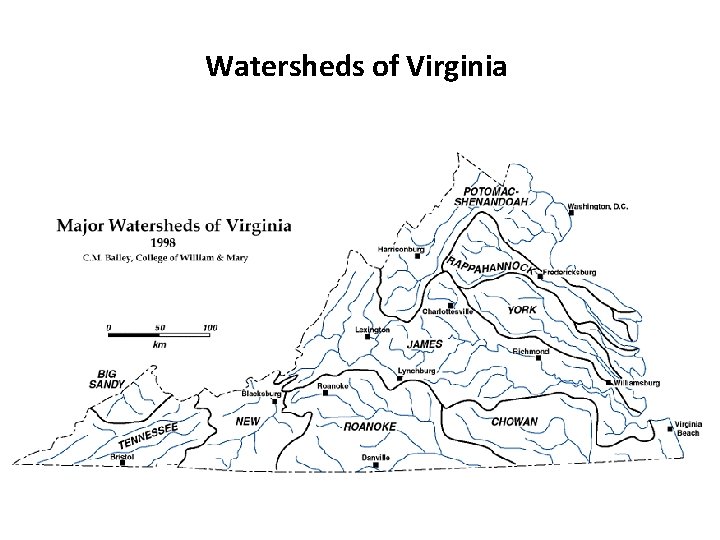 Watersheds of Virginia 