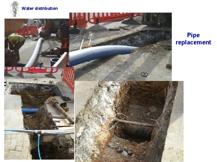 Water distribution Pipe replacement 