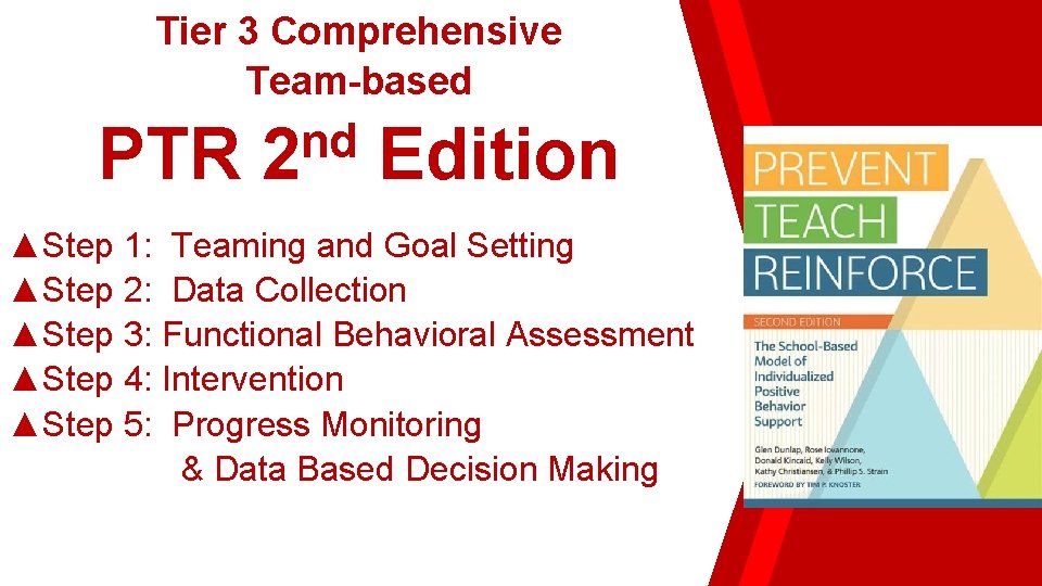 Tier 3 Comprehensive Team-based PTR nd 2 Edition ▲Step 1: Teaming and Goal Setting