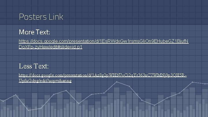 Posters Link More Text: https: //docs. google. com/presentation/d/1 Es. RWdx. Gw 1 rsms. Gli.