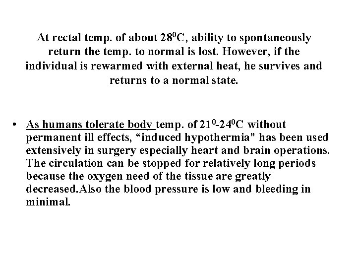 Body Temperature And Its Regulation Normal Body Temperature
