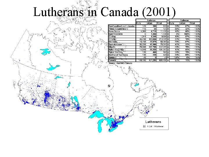 Lutherans in Canada (2001) 
