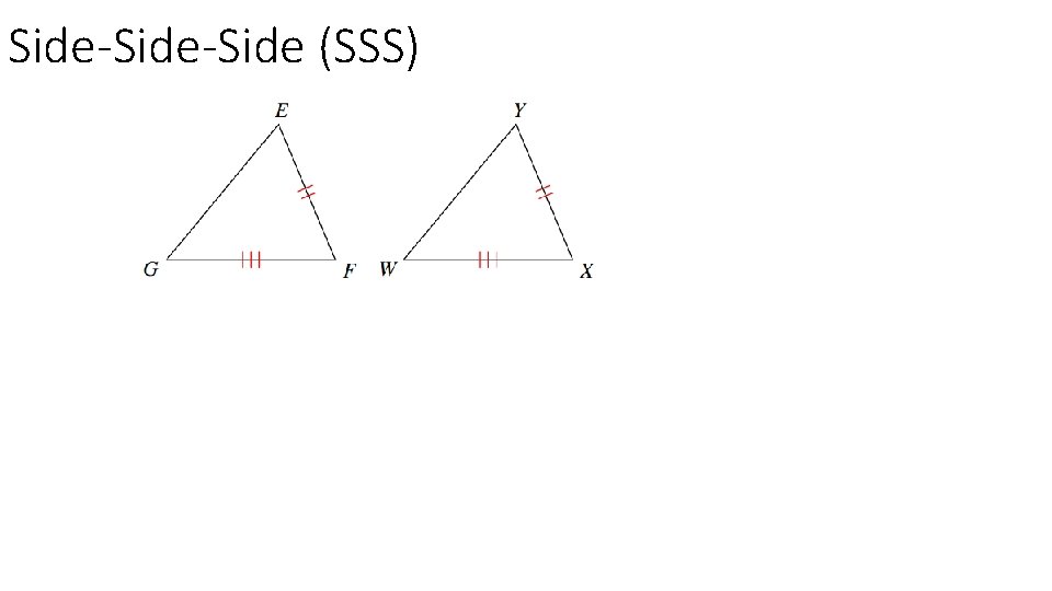 Side-Side (SSS) 