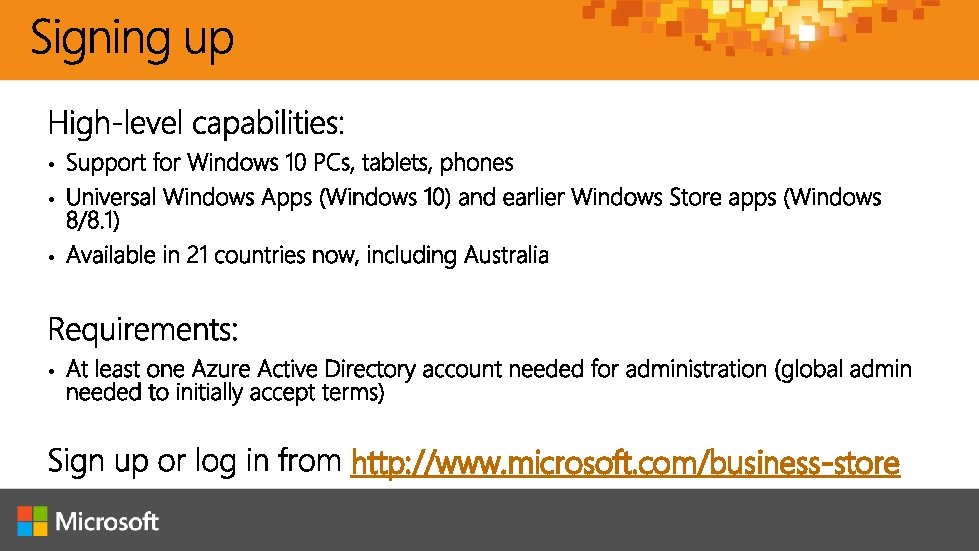  • • http: //www. microsoft. com/business-store 