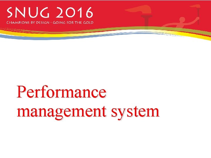 Performance management system 