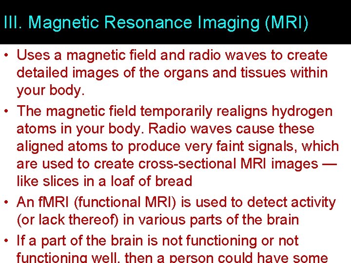Scanning the Human Body EQ What types of