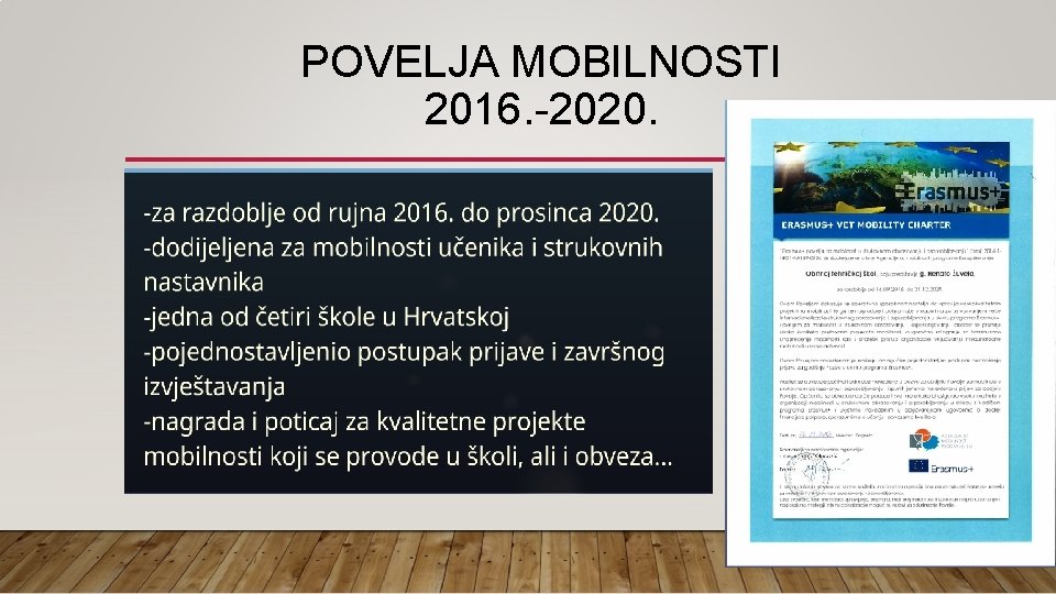 POVELJA MOBILNOSTI 2016. -2020. 