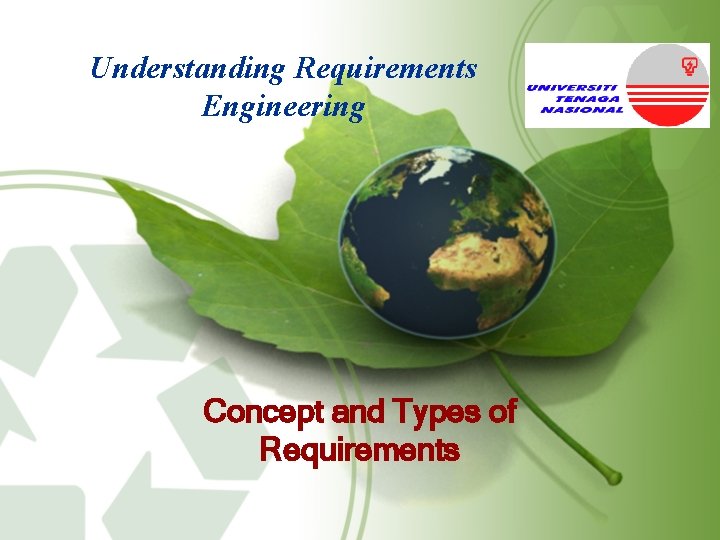 Understanding Requirements Engineering Concept and Types of Requirements 