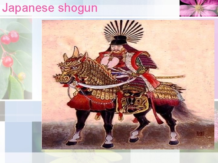 Japanese shogun 
