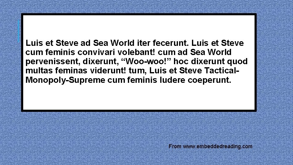 FROM Luis et Steve ad Sea World iter fecerunt. Luis et Steve cum feminis