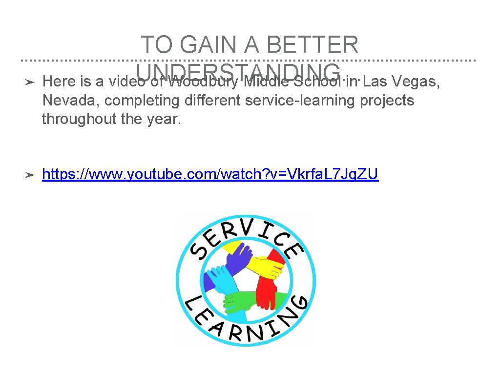 TO GAIN A BETTER UNDERSTANDING… ➤ Here is a video of Woodbury Middle School