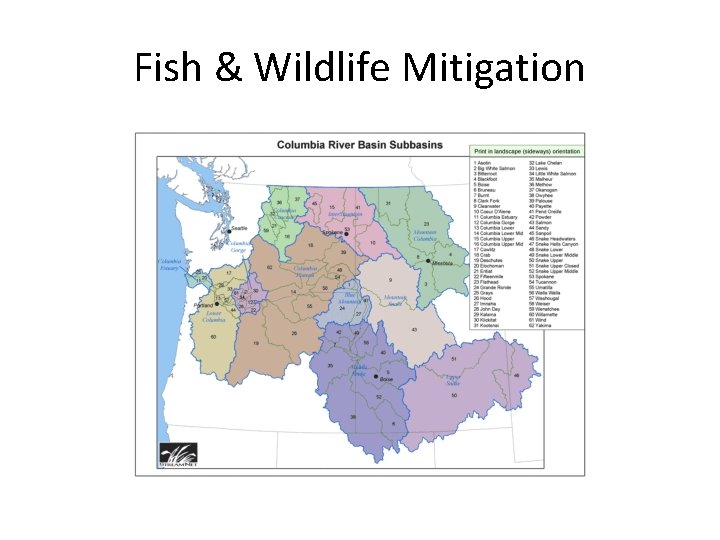 Fish & Wildlife Mitigation 