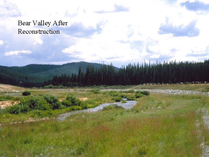 Bear Valley After Reconstruction 