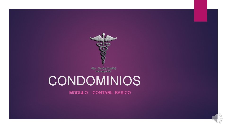 CONDOMINIOS MODULO: CONTABIL BASICO 