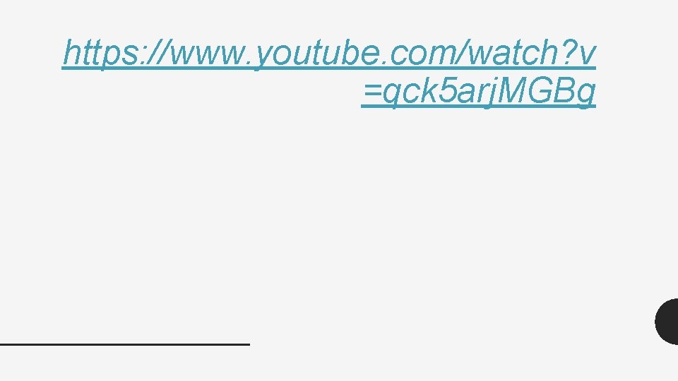 https: //www. youtube. com/watch? v =qck 5 arj. MGBg 
