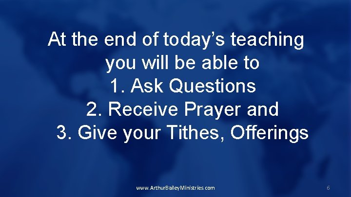 At the end of today’s teaching you will be able to 1. Ask Questions