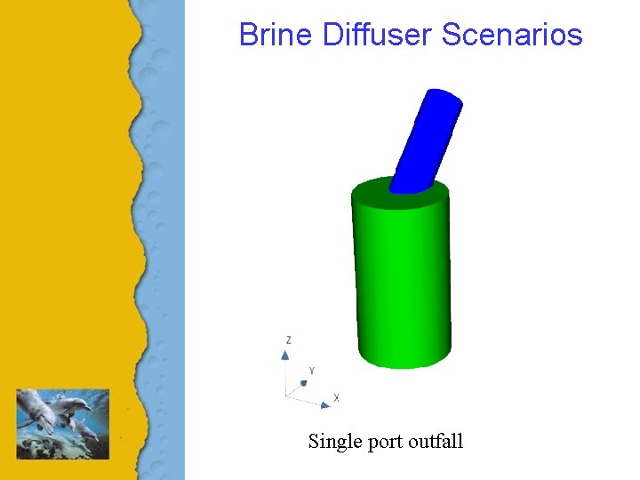 Brine Diffuser Scenarios Single port outfall 
