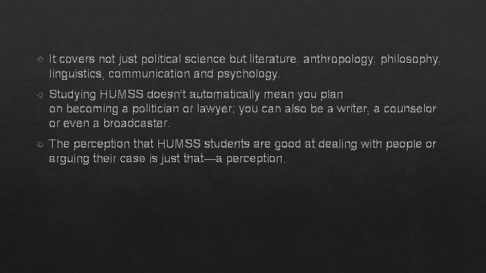  It covers not just political science but literature, anthropology, philosophy, linguistics, communication and
