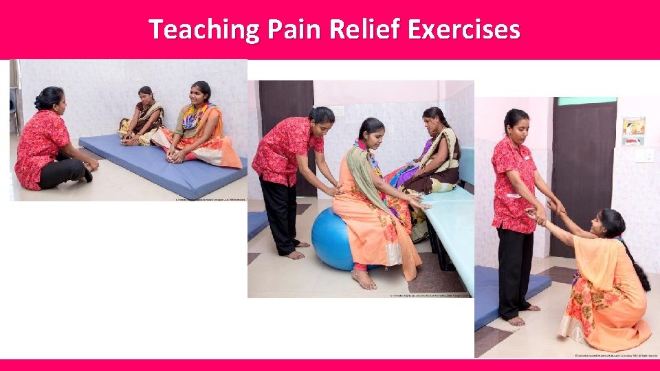 Teaching Pain Relief Exercises 
