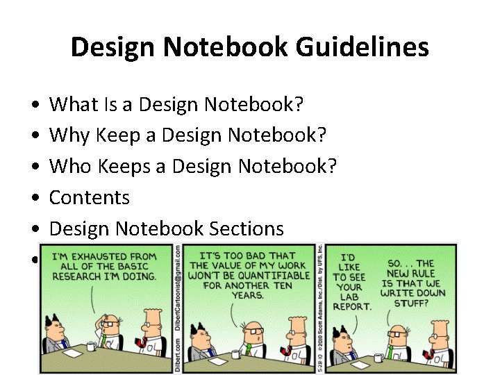 Mathematical Design Notebook Guidelines Design Notebook Guidelines What