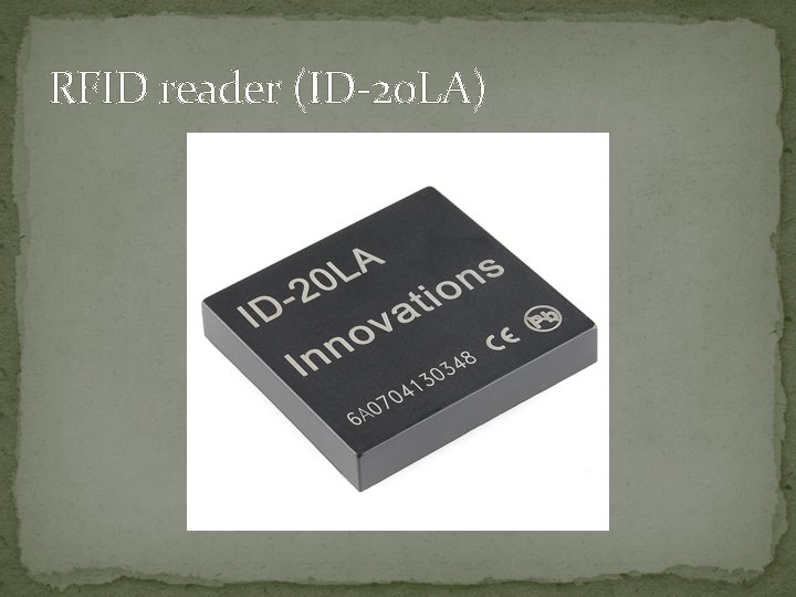 RFID reader (ID-20 LA) 