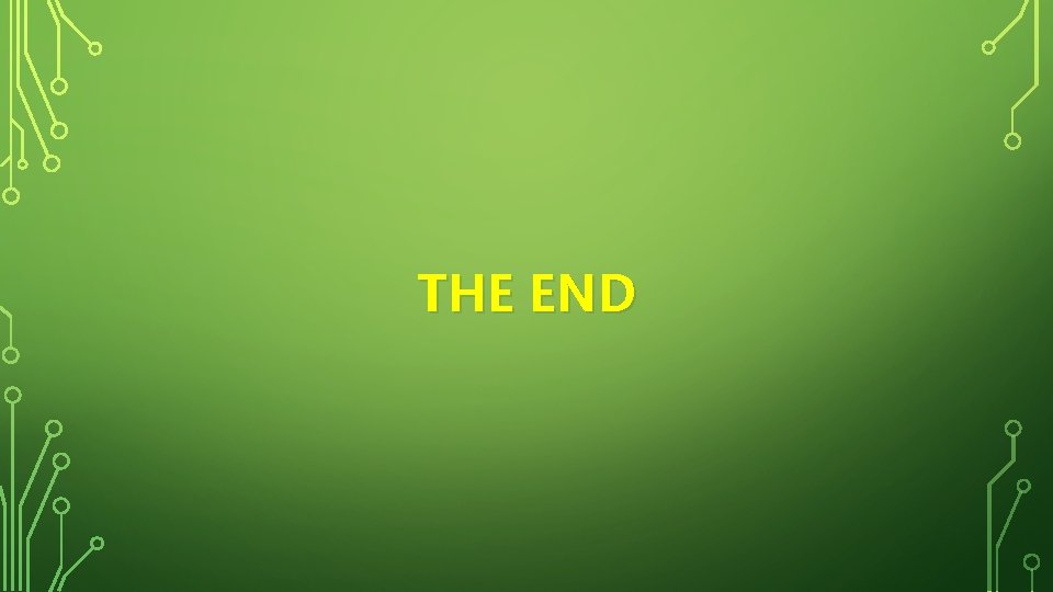 THE END 