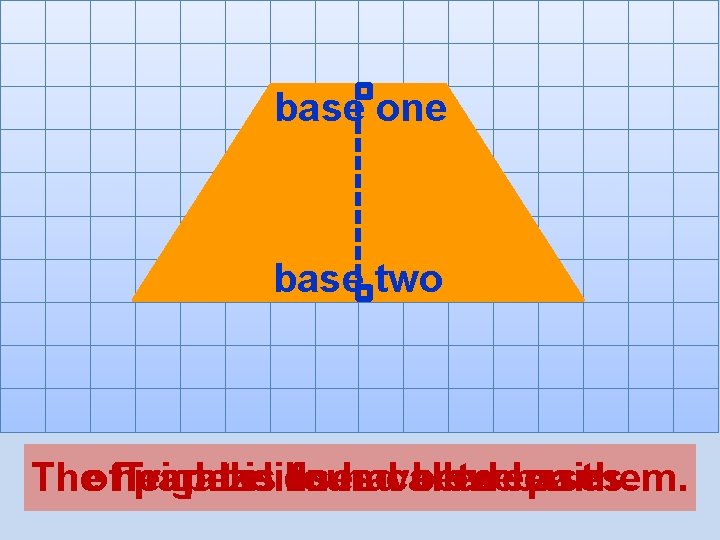base one base two Theofheight Trapezoids parallel is lines found have called between onebases.