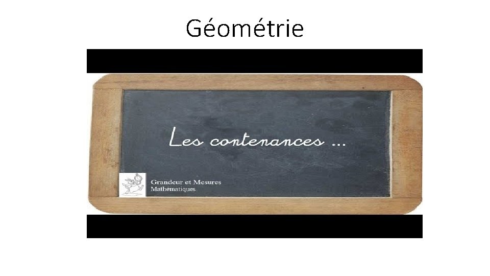 Géométrie 