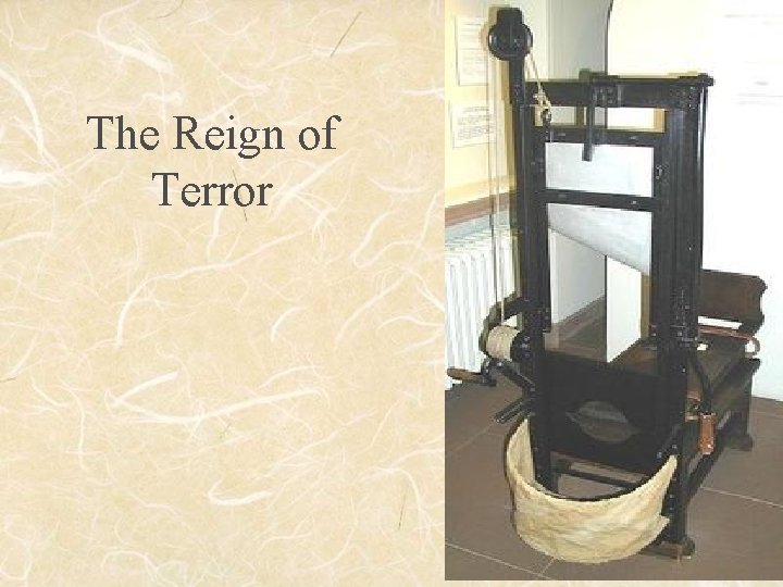 The Reign of Terror 