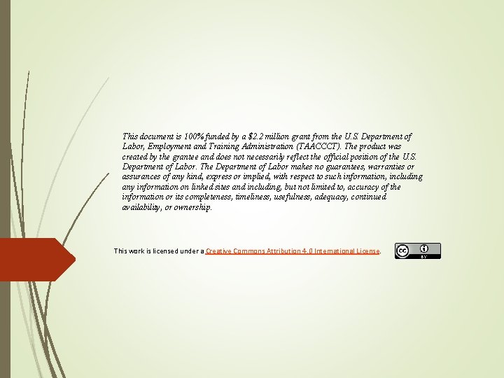 This document is 100% funded by a $2. 2 million grant from the U.